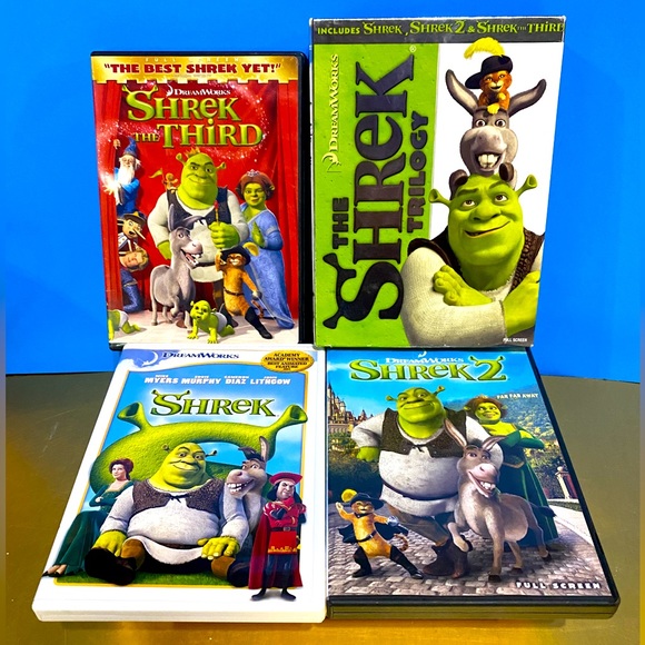 Dreamworks Media Shrek Dvd Bundle Shrek Shrek 2 Shrek The Third 